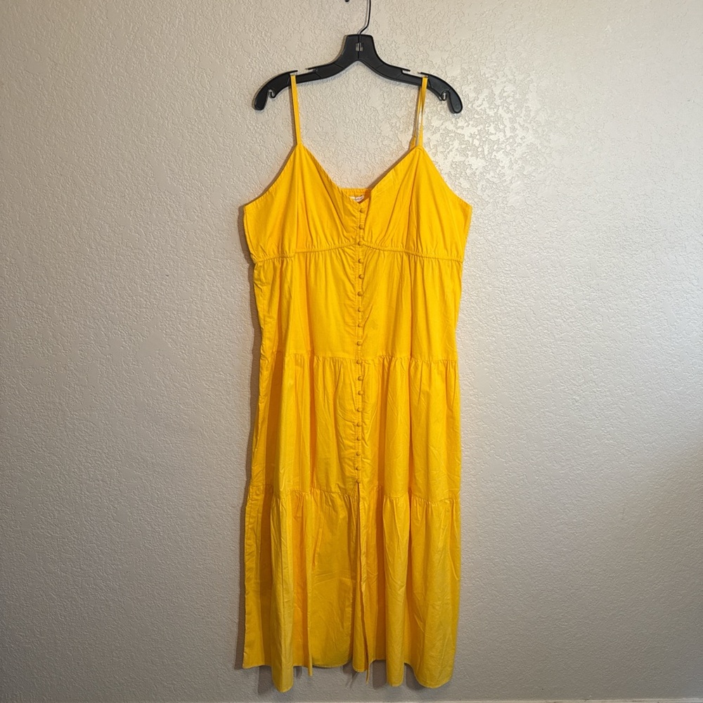 Cato Jr/Missy Yellow Maxi Dress